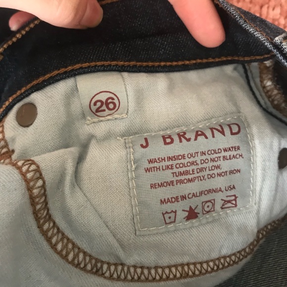 J Brand Dark Wash Flare Jeans - Picture 7 of 8